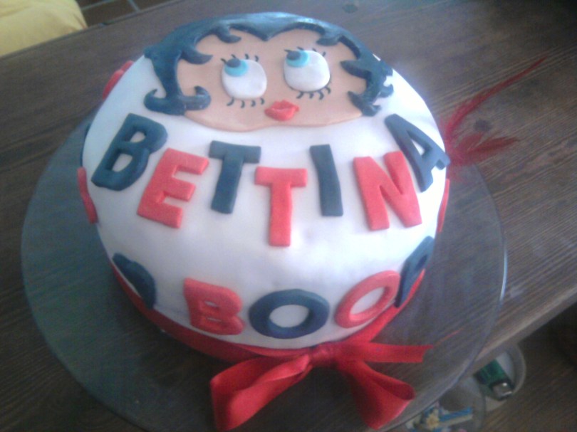 Tarta fondant de Betty Boop para Conil - Cádiz