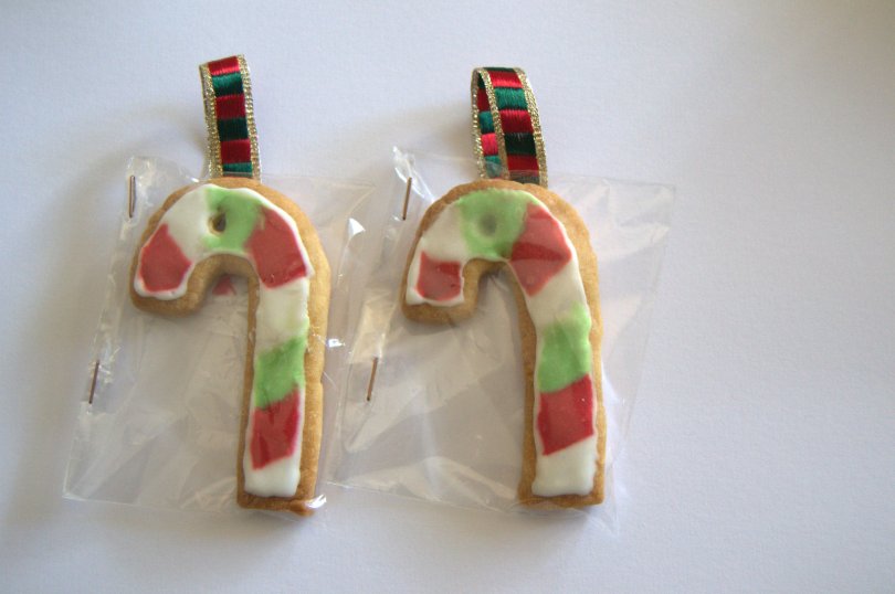 Galletas de bastón de caramelo