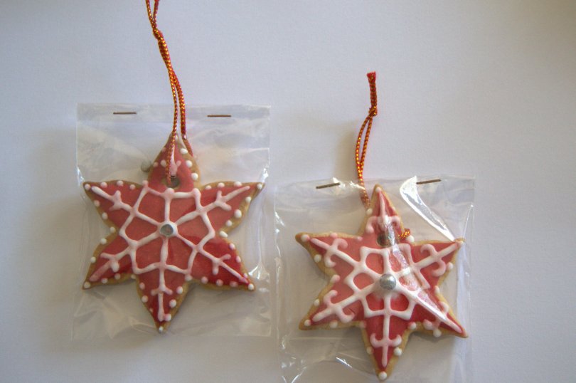 Galletas de estrellas de Navidad