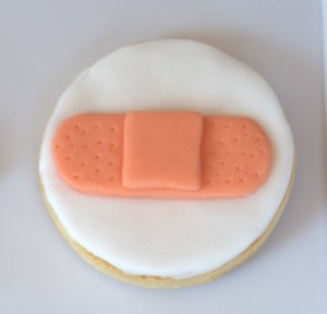 Galleta fondant de tirita