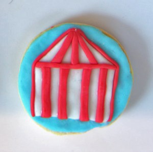 Galleta fondant caseta de feria