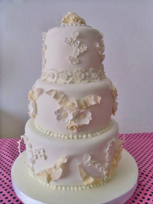 Tarta de boda inspirada en la tarta de Kate y Guillermo