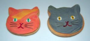 Galletas fondant de gatos