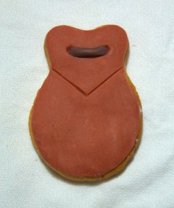 Galleta fondant de castañuela