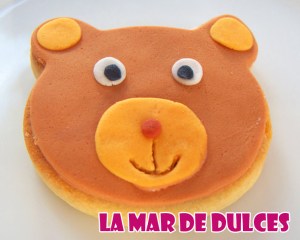 Galleta fondant de oso
