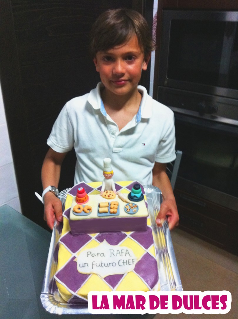 Tarta fondant de cocinero