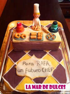 Tarta fondant de cocinero
