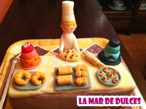 Tarta fondant de cocinero