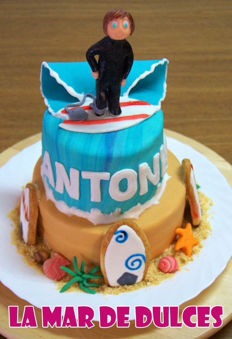 Tarta fondant de surf Chiclana