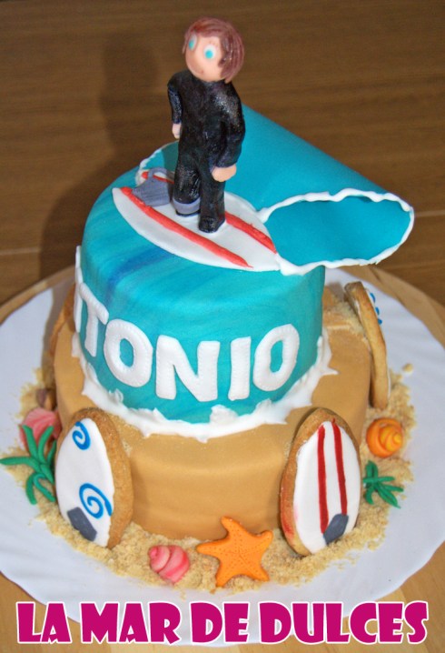 Tarta fondant de surf Chiclana
