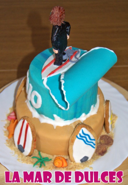 Tarta fondant de surf Chiclana