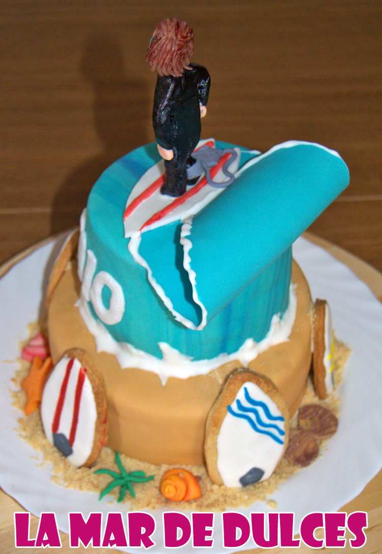 Tarta fondant de surf Chiclana