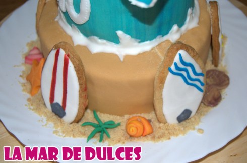 Tablas de surf de fondant