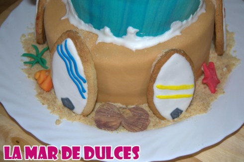 Tablas de surf de fondant