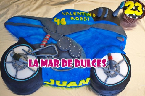 Tarta fondant de moto - Conil