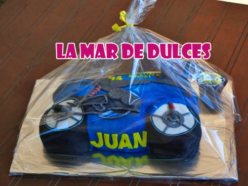 Tarta fondant de moto - Conil