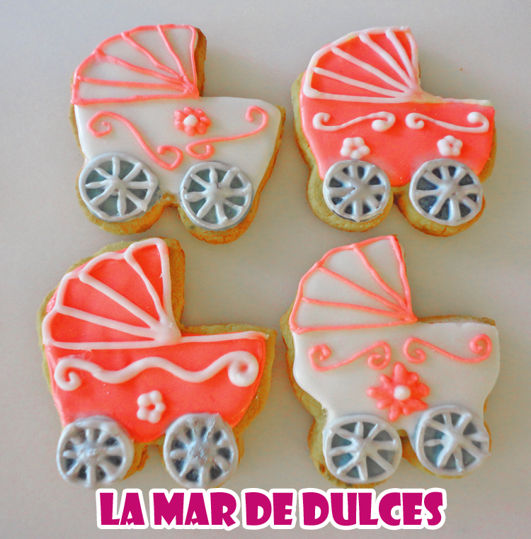 Galletas de fondant y glasa para bautizo en Paterna de Rivera Cádiz