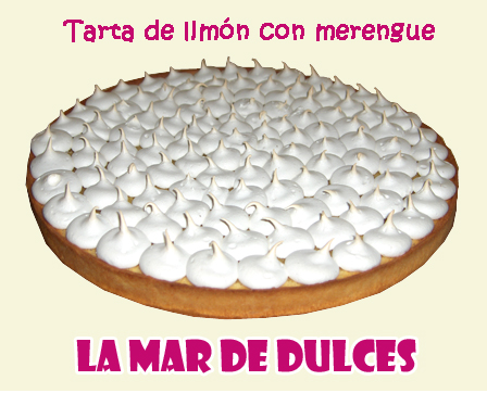 Tarta de limón con merengue
