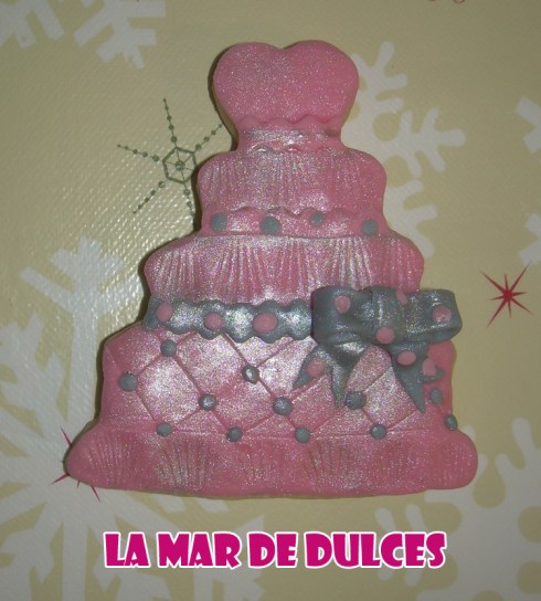 Galleta de tarta fondant