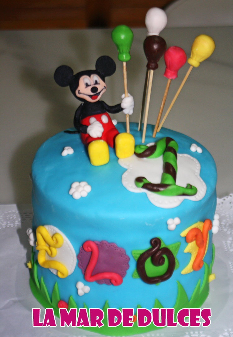 Tarta fondant Mickey Mouse Sevilla