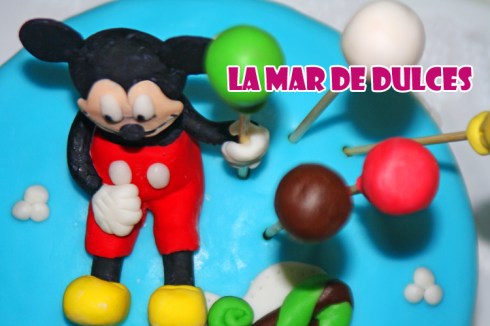 Tarta fondant Mickey Mouse Sevilla