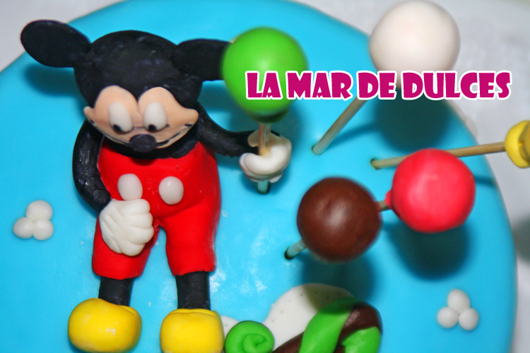 Tarta fondant Mickey Mouse Sevilla