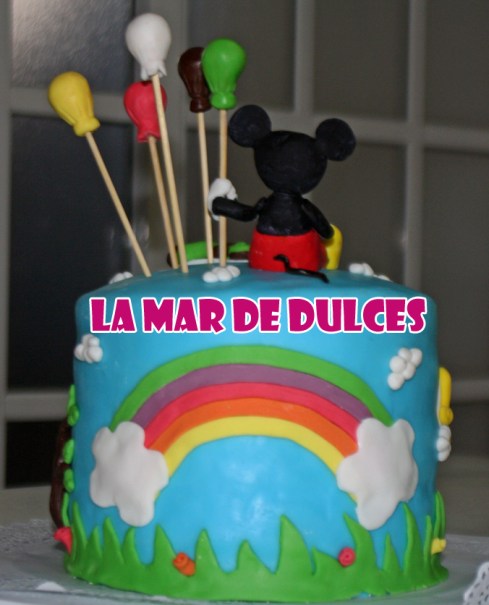 Tarta fondant Mickey Mouse Sevilla