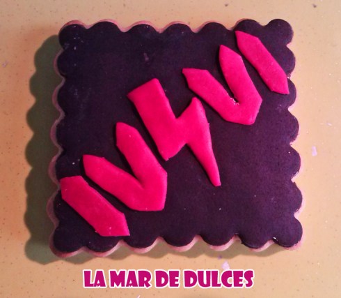 Galleta decorada para boda