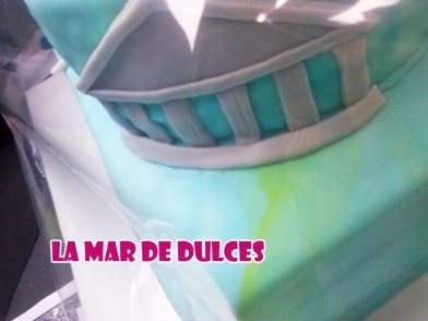 Tarta fondant para boda en Sevilla