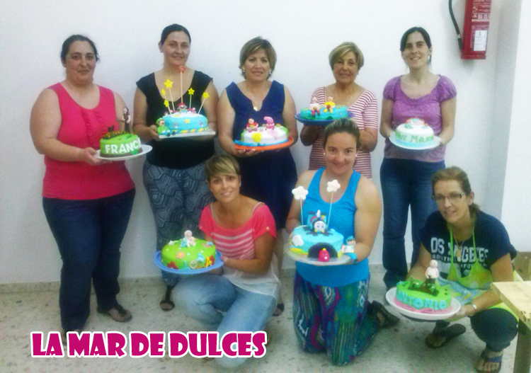 Taller de decoración de decoración de tartas fondant