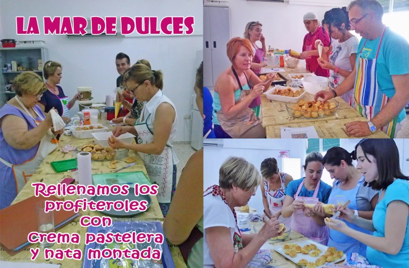 Taller de profiteroles con crema pastelera y caramelo