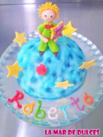 Tarta fondant cuento El Principito Sevilla