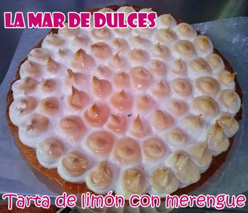 Tarta de limón con merengue