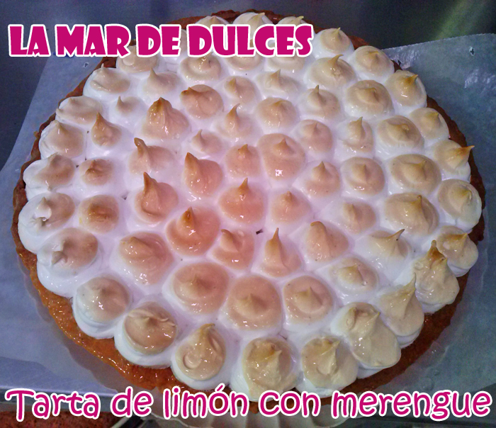 Tarta de limón con merengue