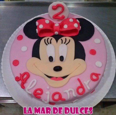 Tarta fondant de Minnie Mouse Sevilla