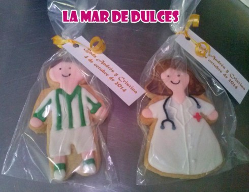 Galletas de jugador del Betis y doctora