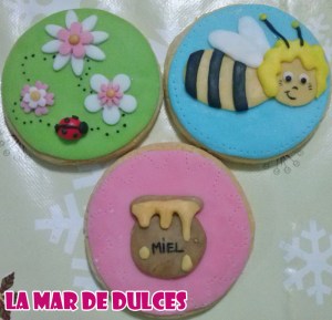 Galletas decoradas de la Abeja Maya