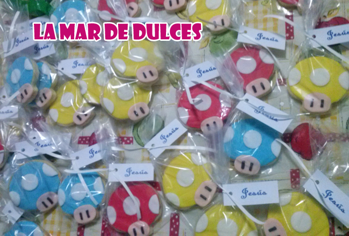 Galletas decoradas de Mario Bros