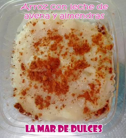 Arroz con leche de avena y almendras vegano