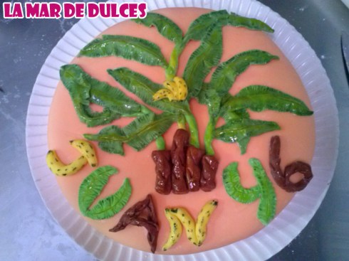 Tarta fondant de platanero Sevilla