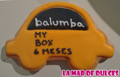 Galletas decoradas de coche para Balumba Sevilla