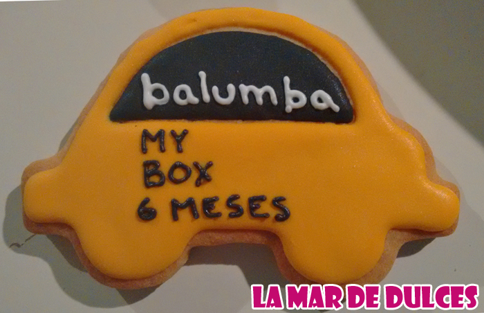 Galletas decoradas de coche para Balumba Sevilla