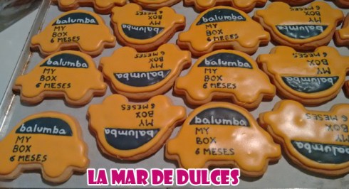 Galletas decoradas de coche para Balumba Sevilla