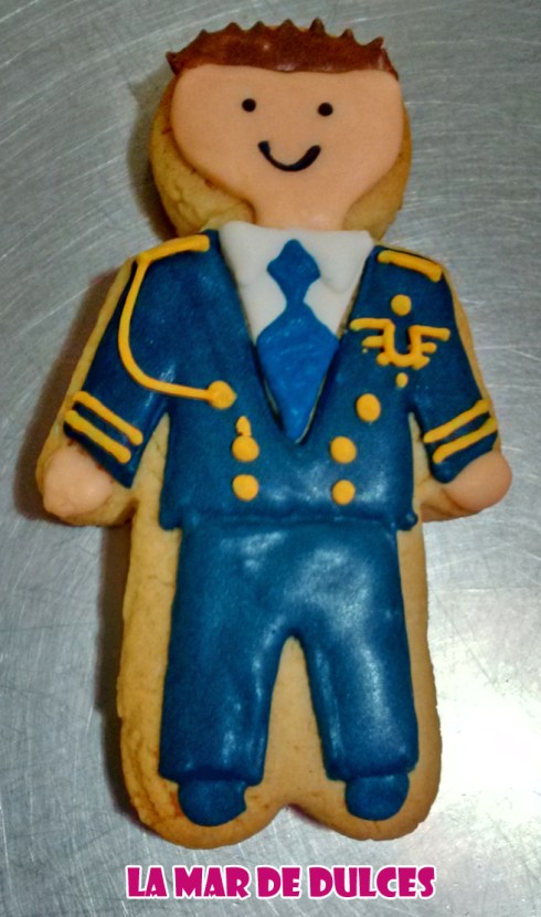 Galletas decoradas de almirante para Comunión Sevilla