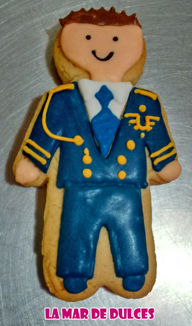 Galletas decoradas de almirante para Comunión Sevilla