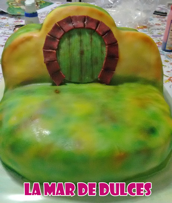 Tarta fondant de El Hobbit Sevilla