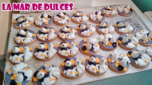 Galletas decoradas de ratones para boda Sevilla