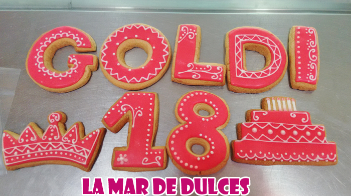 Galletas decoradas para cumpleaños Sevilla