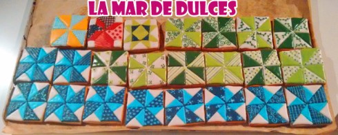 Galletas decoradas de patchwork Sevilla