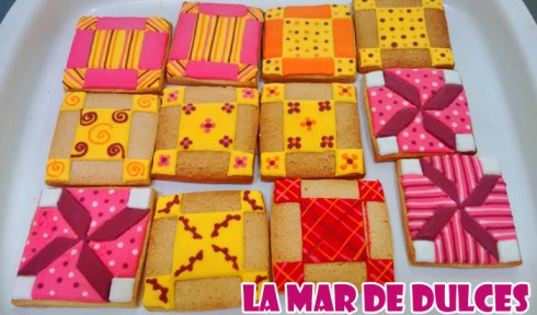 Galletas decoradas de patchwork Sevilla